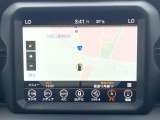 ●JEEP純正ナビ:一体感のあるナビは、高級感ある車内を演出してくれます。Bluetooth再生などオーディオ機能も充実しておりますので、運転もより楽しめます♪