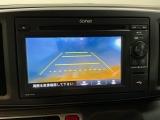 後方確認が便利なバックカメラ搭載、駐車時も安心です!!