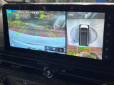 【アラウンドビューモニター】専用のカメラにより、上から見下ろしたような視点で360度クルマの周囲を確認することができます☆死角部分も確認しやすく、狭い場所での切り返しや駐車もスムーズに行えます。