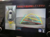 パノラミックビューモニター付きです。車両を上から見たような映像をディスプレイオーディオ画面に表示。運転席からの目視だけでは見にくい、車両周辺の状況をリアルタイムでしっかり確認できます。