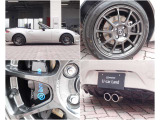 専用ホイール、Bremboキャリパー、AutoExe製マフラー、ローダウン【純正のマフラー・純正のスプリングはございません】