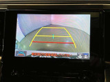 バックギアに入れると、このように後方が映し出されます!最終確認はご自身の目と耳で必ず行ってください!安全第一で!