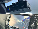 純正前方ドラレコです。もしもの時にしっかり記録が残ります。ナビの画面で映像確認やドラレコの操作ができます。