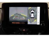 車両を上から見たような映像表示するパノラミックビューモニター付き!