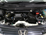 【エンジンルーム】Hondaならではの走り、i-VTECエンジン!街中や坂道での加速や高速道路での力強さが特徴です♪