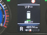 障害物を感知し知らせてくれるので安心です♪