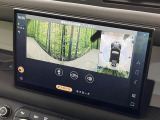 360度カメラ『狭い場所でも安心して駐車できるようにサポート。タッチスクリーンの表示と音で障害物との距離を確認できます。車幅感覚に慣れていない方や駐車の苦手な方には必見の装備といえます♪』