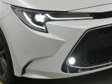 LEDヘッドライトです。デザイン性がよくとても明るいので、夜間の走行や悪天候でも安心です。しかも長寿命!