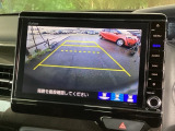 便利な3ビュー切り替え、ガイド線表示付きのバックカメラです!後退時、後方の視界をサポートします!