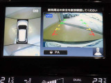 全方位モニター付きです。全方向の確認ができて安心です。
