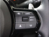 ◆アダプティブクルーズコントロール◆予め設定した車速内でクルマが自動的に加減速。前走車との適切な車間距離を維持しながら追従走行します。【LKAS】車線維持支援システムでステアリング操作を支援。