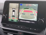 アラウンドビューモニター装備!空から見ているような映像によって不慣れな場所での車庫入れや縦列駐車等はもちろん狭い道でのすれ違いも安心していただけます♪