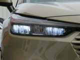 切れにくく明るいLEDヘッドライト装備!