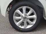 【タイヤ】 【純正14インチアルミホイール】《155/65R14》専用のアルミなのでお車のイメージぴったりですね!