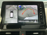 アラウンドビュー☆空から見下ろすような視点で、スムーズな駐車と安全確認をサポート!運転の心強い味方になってくれます♪