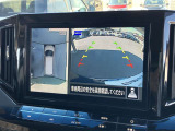 アラウンドビューモニターです!上空から貴方のお車をモニタニングしている様に車両の周りの安全確認が出来ます!
