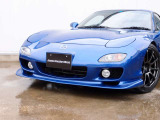 人気のRX-7タイプRSの入庫!修復歴の無いモデルをベースにカスタムを施し、HKS車高調、ADVAN製RS18AW、Rマジックマフラー、HKSブローオフなどの高額パーツにHDD地デジナビも装備