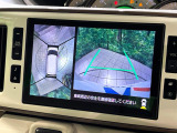 【パノラマモニター】専用のカメラにより、上から見下ろしたような視点で360度クルマの周囲を確認することができます☆死角部分も確認しやすく、狭い場所での切り返しや駐車もスムーズに行えます。