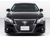 ★トヨタ クラウンHV 2.5AT-G★★禁煙車★黒革★22系RSスパッタ18AW★★フルエアロ★冷暖房★アドバンストPKG★★リアシェード★プリクラ★レーダーC★★クリソナ★LEDヘッドライト★HDDナビ★