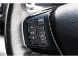 ハンドル左部分でオーディオ操作が可能です。運転中でも目線をずらさずに運転に集中できます。