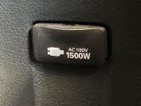 【1500Wアクセサリーコンセント】消費電力1500Wまでの家電が使えます。キャンプやスポーツ・アウトドアでのアクティビティはもちろん、災害・停電の際に大活躍♪