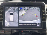 アラウンドビューモニターは4方のカメラで真上から車を見たようにモニターで確認ができる日産の自慢の装備です。是非実際の車で体感してみてください。