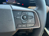 ハンドルスイッチで車両設定・オーディオの選曲や音量調整などが出来、安全性もアップ。