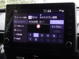 地デジ対応、フルセグデジタルTV放送が視聴できます。