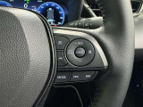 クルーズコントロール機能が付いています。 速度を設定するとアクセルを踏まなくても一定の速度で走ることができます。  高速道路ではとても便利な装置なんです。