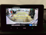 後方確認はバックカメラにお任せ♪後退時に便利で、駐車が楽になります♪