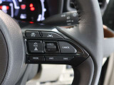 レーダークルーズコントロール(全車速追従機能付)付きです。車速に応じて追従支援してくれるので、ロングドライブも快適です。詳細は販売店スタッフまでおたずねください。