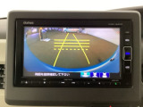 バックモニター付きで、車庫入れやバック時の後方確認をサポート。
