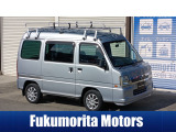 スバル サンバーバン660ディアス 4WD パワーウィンドウ タイベル交換済み 車検令和10年1月10日 ルーフキャリア フルフラットシート 社外アルミホイール パワステ