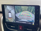 【パノラマモニター】専用のカメラにより、上から見下ろしたような視点で360度クルマの周囲を確認することができます☆死角部分も確認しやすく、狭い場所での切り返しや駐車もスムーズに行えます。