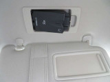 運転席のサンバイザーの裏にETCがあります。ご利用の際には再セットアップが必要です。