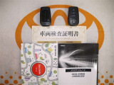 スマートキー付。取扱説明書とメンテナンスノートもあります☆品質評価シート付いてます!トヨタ認定中古車ライト!!