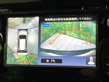 【アラウンドビューモニター】専用のカメラにより、上から見下ろしたような視点で360度クルマの周囲を確認することができます☆死角部分も確認しやすく、狭い場所での切り返しや駐車もスムーズに行えます。