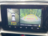 【パノラミックビューモニター】専用のカメラにより、上から見下ろしたような視点で360度クルマの周囲を確認することができます☆死角部分も確認しやすく、狭い場所での切り返しや駐車もスムーズに行えます。