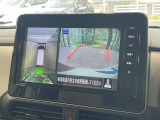 【アラウンドビューモニター】専用のカメラにより、上から見下ろしたような視点で360度クルマの周囲を確認することができます☆死角部分も確認しやすく、狭い場所での切り返しや駐車もスムーズに行えます。