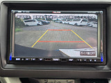 駐車時の安全確認をサポートするバックカメラも使用できます。