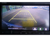 リアカメラ付で車庫入れも安心です。
