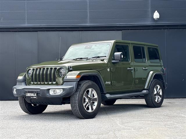 ラングラー アンリミテッド サハラ サージグリーン 4WD 本革シート