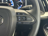 前方の車との車間を設定し、スピードを上げたり緩めたりを自動で行ってくれる追尾式の「レーダークルーズ」。上級装備の一つです!高級車にしかつかない嬉しい機能です。