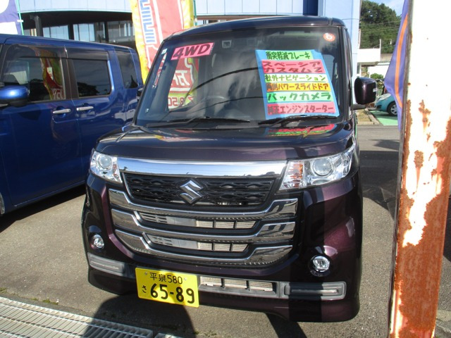 スペーシアカスタム Z ユーティリティパッケージ デュアルカメラブレーキサポート 4WD