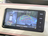 【パノラマモニター】専用のカメラにより、上から見下ろしたような視点で360度クルマの周囲を確認することができます☆死角部分も確認しやすく、狭い場所での切り返しや駐車もスムーズに行えます。