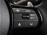 ◆アダプティブクルーズコントロール◆予め設定した車速内でクルマが自動的に加減速。前走車との適切な車間距離を維持しながら追従走行します。【LKAS】車線維持支援システムでステアリング操作を支援。