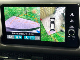 【マルチビューカメラシステム】専用のカメラにより、上から見下ろしたような視点で360度クルマの周囲を確認することができます☆死角部分も確認しやすく、狭い場所での切り返しや駐車もスムーズに行えます。