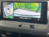 【アラウンドビューモニター】専用のカメラにより、上から見下ろしたような視点で360度クルマの周囲を確認することができます☆死角部分も確認しやすく、狭い場所での切り返しや駐車もスムーズに行えます。