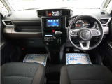 運転にかかわる様々な操作を安全に行えるように視点移動が少なく、操作性に配慮されたスイッチ類が凝縮されたコクピットです。