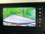 【バックカメラ】駐車時に後方がリアルタイム映像で確認できます。大型商業施設や立体駐車場での駐車時や、夜間のバック時に大活躍!運転スキルに関わらず、今や必須となった装備のひとつです!